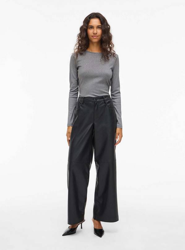 VILA Catrea Crew Neck Long Sleeved Top XL